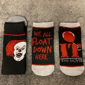 Horror movie socks pk of 3 (Brand new)